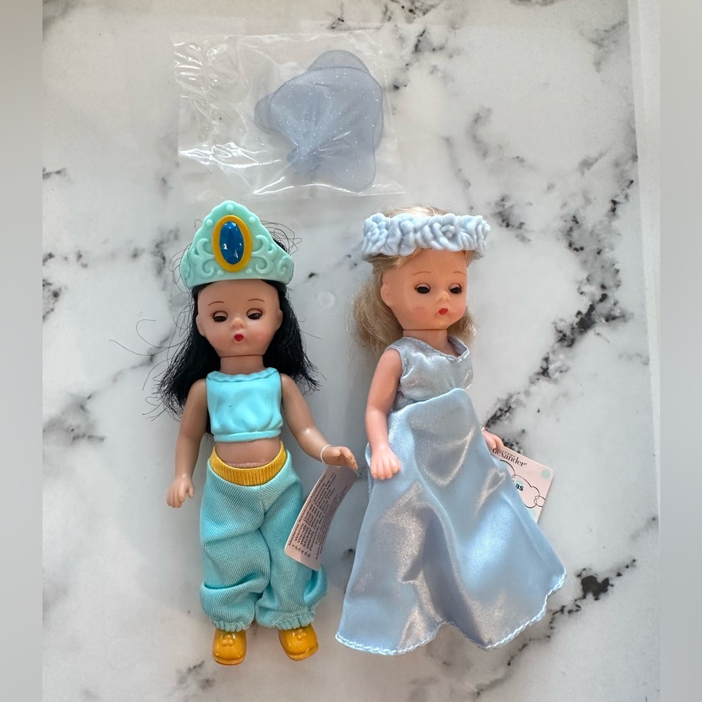 Madame Alexander Wendy Dolls 
McDonald's - Blue Fairy & Jasmin with New Tags